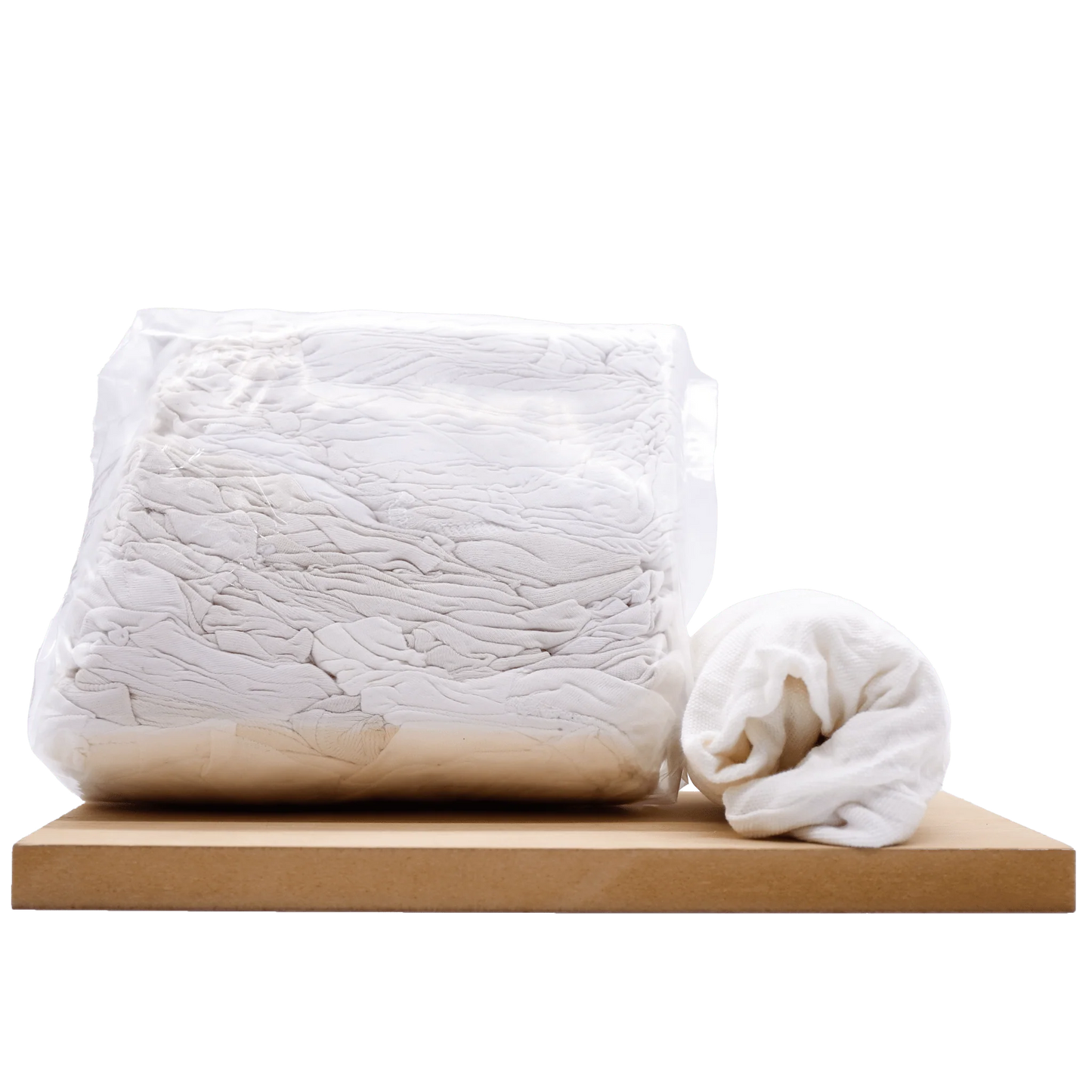 Chiffons blancs en coton recyclé 1kg