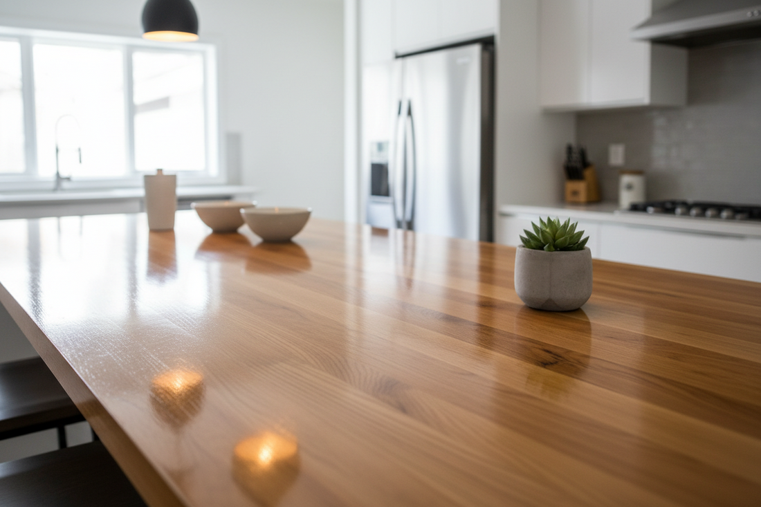 Quelle huile choisir pour protéger un plan de travail en bois ? (Cuisine / salle de bain)
