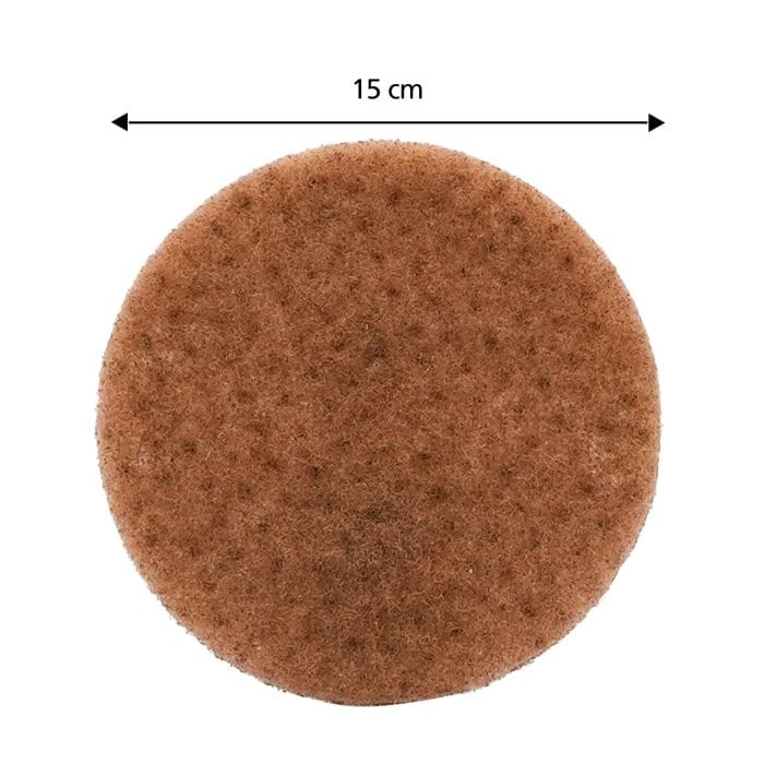 Pad beige rond Rubio Monocoat avec dimensions